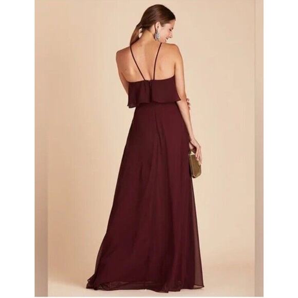 NWT Birdy Grey Jules Dress in Chiffon Cabernet - Picture 2 of 3